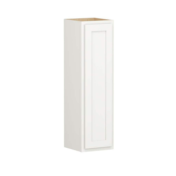SIMPLY WOODMARK PRO Shaker Partial Overlay 12 in. W x 12 in. D x 42 in. H Plywood Assembled Wall Kitchen Cabinet in Linen White