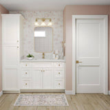 SIMPLY WOODMARK PRO Shaker Full Overlay 15 in. W x 12 in. D x 42 in. H Plywood Assembled Wall Kitchen Cabinet in Linen White