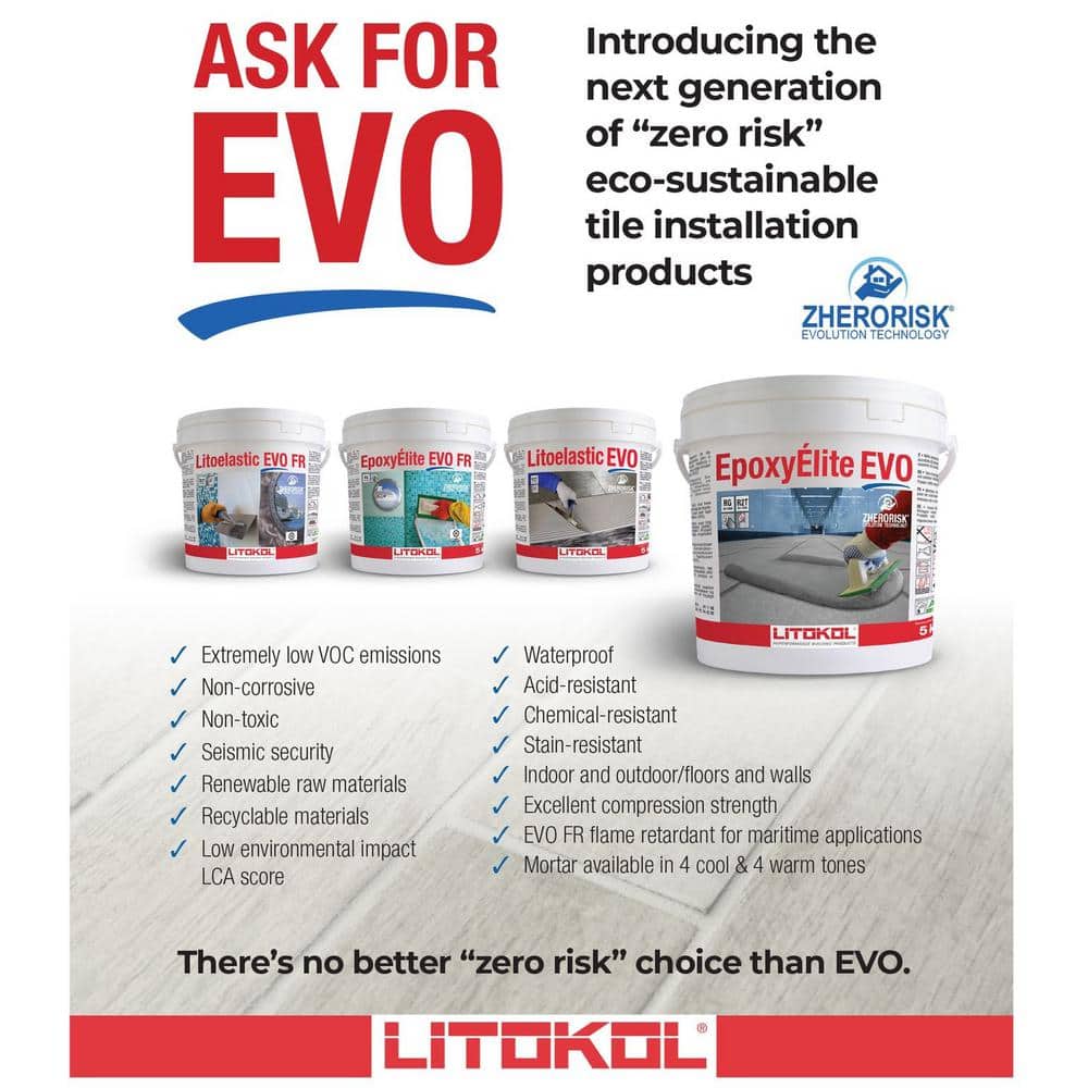 Litokol EpoxyElite Evo Black 11 lb. Epoxy Grout