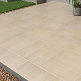MSI Living Style Beige 2cm. x 18 in. x 36 in. Matte Porcelain Stone Look Paver (9 sq. ft./Case)