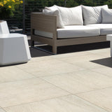 MSI Living Style Beige 2 cm. x 24 in. x 24 in. Matte Porcelain Stone Look Paver (8 sq. ft./Case)