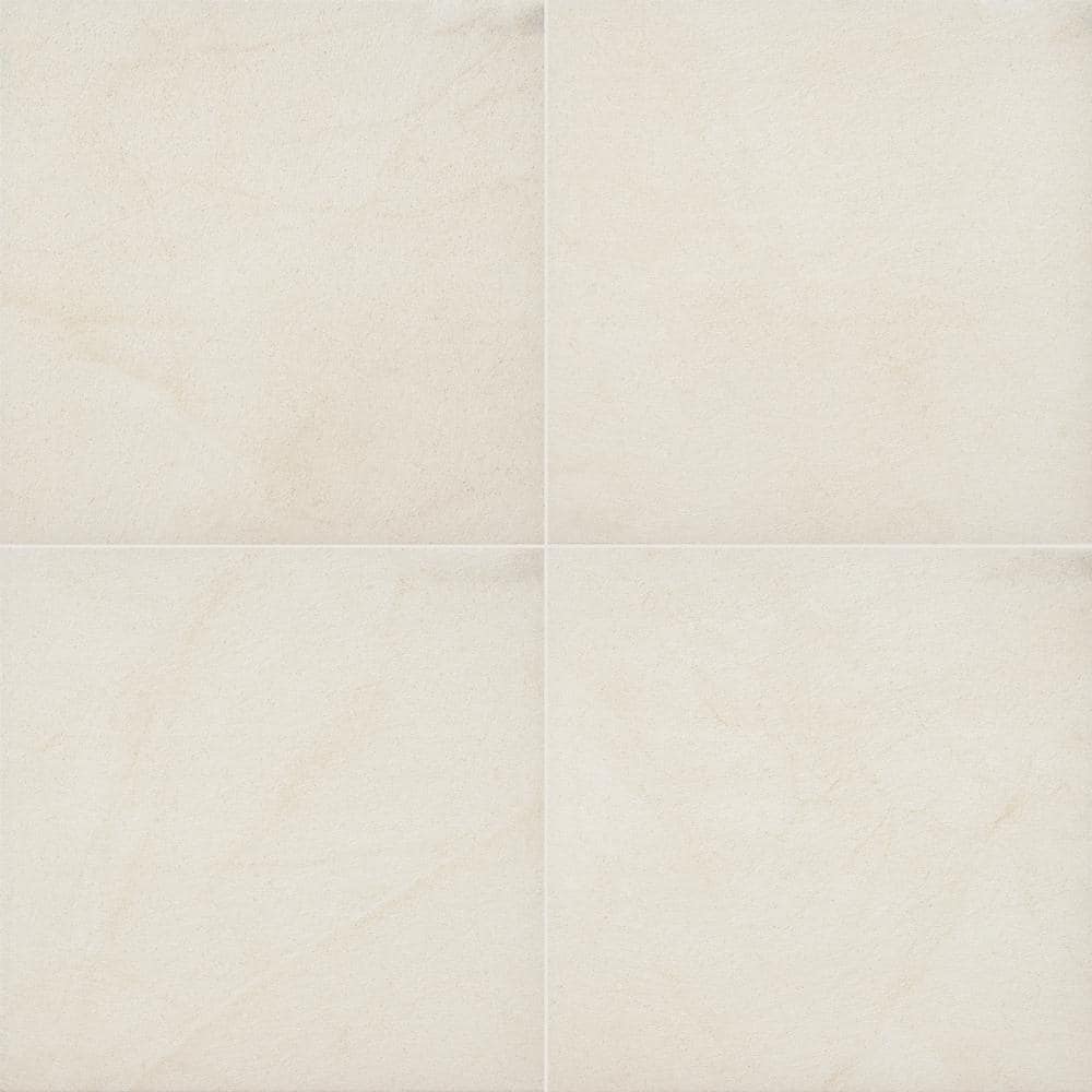 MSI Living Style Cream 2 cm. x 18 in. x 36 in. Matte Porcelain Stone Look Paver (9 sq. ft.)