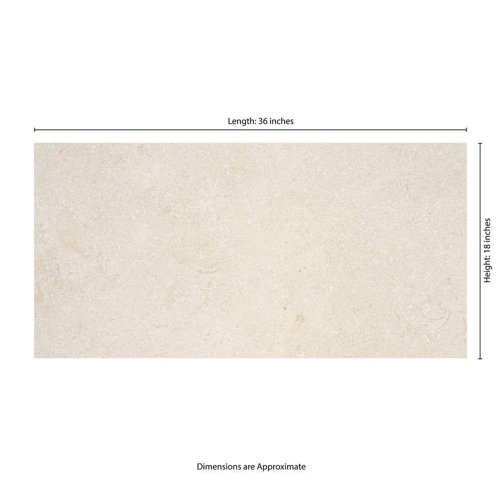 MSI Living Style Pearl 2 cm. x 18 in. x 36 in. Matte Porcelain Stone Look Paver (9 sq. ft./Case)