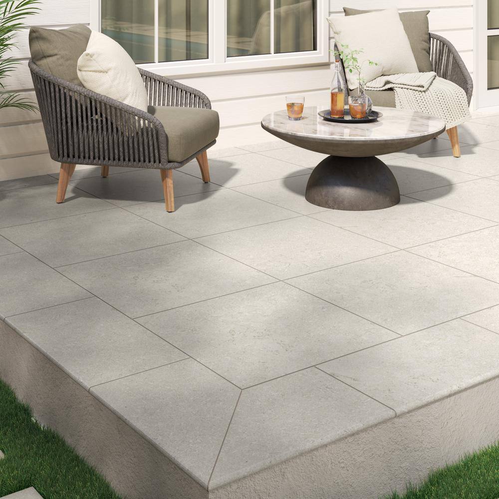 MSI Living Style Pearl 2 cm. x 18 in. x 36 in. Matte Porcelain Stone Look Paver (9 sq. ft./Case)