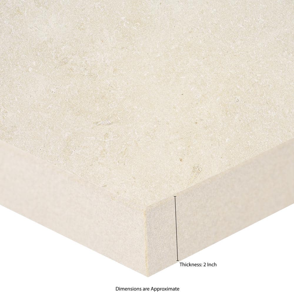 MSI Living Style Pearl 2 cm. x 18 in. x 36 in. Matte Porcelain Stone Look Paver (9 sq. ft./Case)