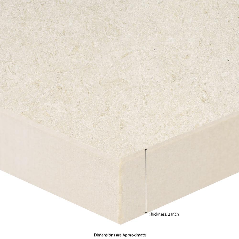 MSI Living Style Pearl 2 cm x 24 in. x 24 in. Matte Porcelain Stone Look Paver (512 sq. ft./Pallet)