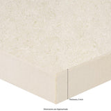 MSI Living Style Pearl 2 cm x 24 in. x 24 in. Matte Porcelain Stone Look Paver (512 sq. ft./Pallet)
