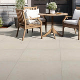 MSI Livingstyle Pearl 2 cm. x 24 in. x 24 in. Matte Porcelain Stone Look Paver (8 sq. ft./Case)