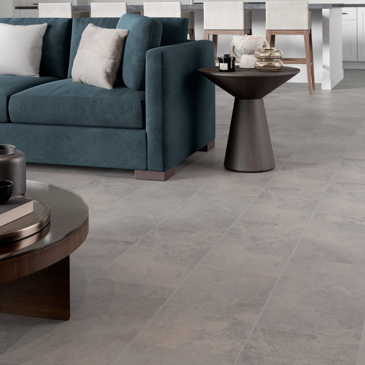 Emser Cabo 14-Pack Ocean 13-in x 13-in Glazed Ceramic Stone Look Floor and Wall Tile