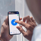 Lockly Model-S Satin Nickel Single-Cylinder Deadbolt Smart Lock with Hack-proof Touchsreen Keypad and Mobile App Control