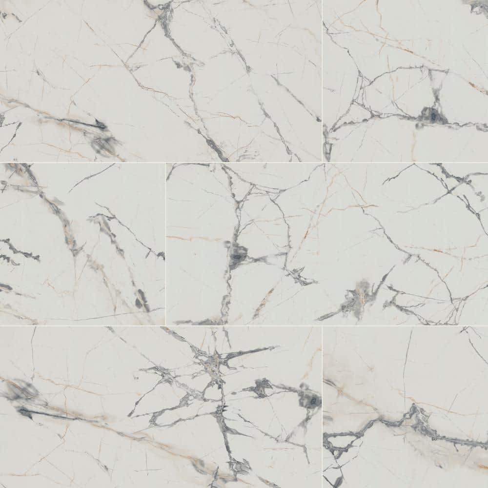 Lockson Mix 16 in. x 32 in. Polished Porcelain Stone Look Floor and Wall Tile (13.56 sq. ft./Case)