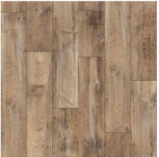 KO 12 mm T with Pad x 8.03 in. W Fair Locomotive Wood Waterproof Laminate Flooring (15.94 sq. ft./carton) - Super Arbor