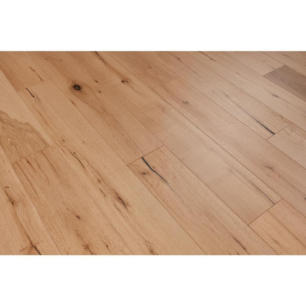 Bruce Time Honored Caramel Treasure Wh Oak 3/8 in. T x 6.5 in.W T+G Brushed Engineered Hardwood Flooring (32.11 sq.ft../ctn)