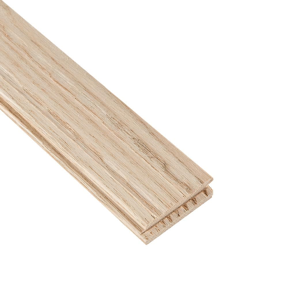 Bruce Plano Low Gloss Country Natural Oak 3/4 in. T x 3-1/4 in. W Smooth Solid Hardwood Flooring (22 sq.ft./ctn)