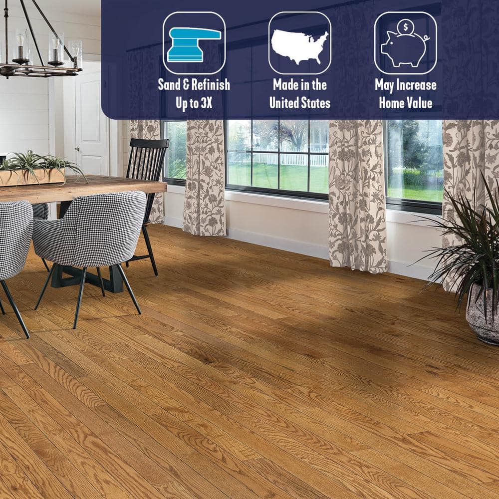 Bruce Plano Field and Woodlands Red Oak 3/4 in. T x 2-1/4 in. W Solid Hardwood Flooring (20 sq.ft./ctn)