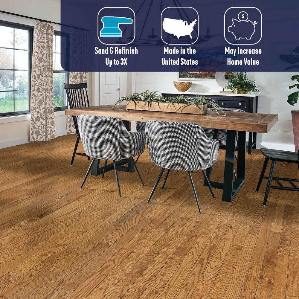 Bruce Plano Field and Woodlands Red Oak 3/4 in. T x 3-1/4 in. W Smooth Solid Hardwood Flooring (22 sq.ft./ctn)