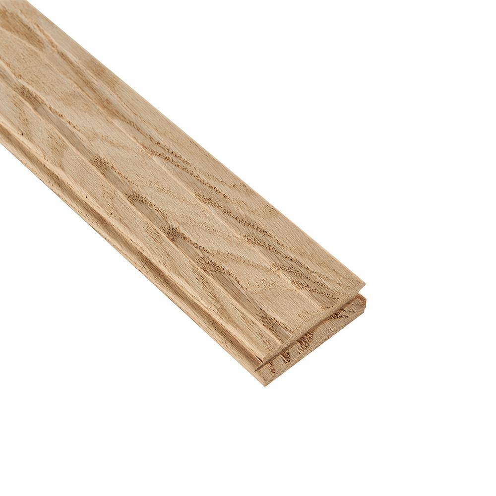 Bruce Plano Low Gloss Gray Oak 3/4 in. T x 3-1/4 in. W Smooth Solid Hardwood Flooring (22 sq.ft./ctn)