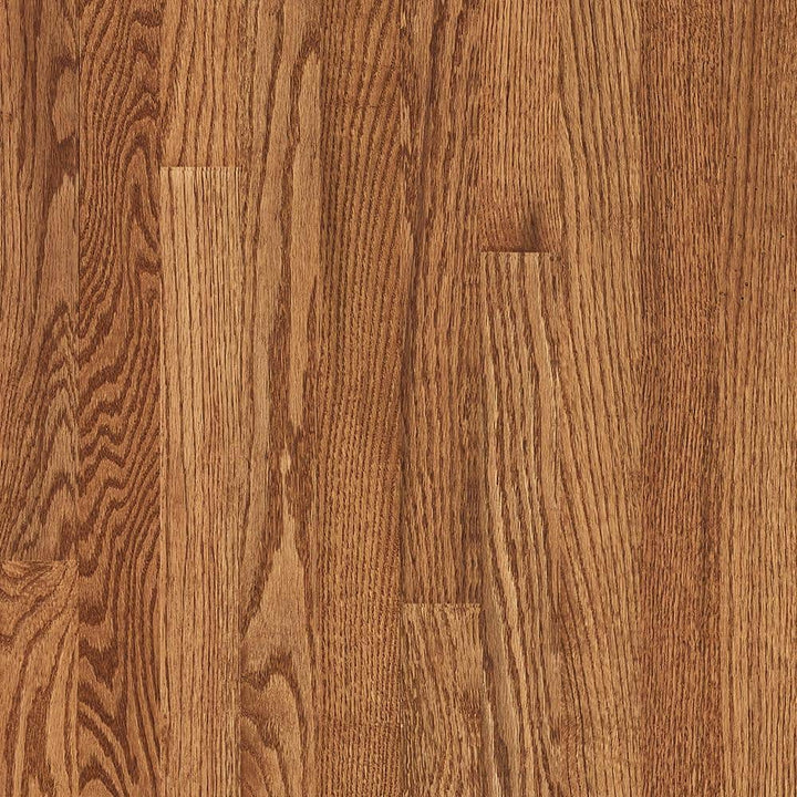 Bruce Plano Low Gloss Gunstock Oak 3/4 in. T x 3-1/4 in. W Smooth Solid Hardwood Flooring (22 sq.ft./ctn)