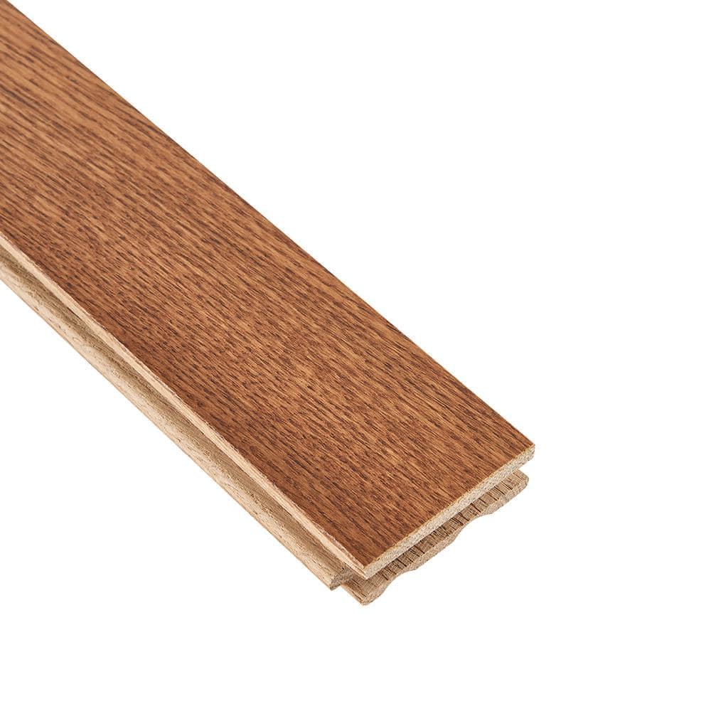 Bruce Plano Low Gloss Gunstock Oak 3/4 in. T x 3-1/4 in. W Smooth Solid Hardwood Flooring (22 sq.ft./ctn)