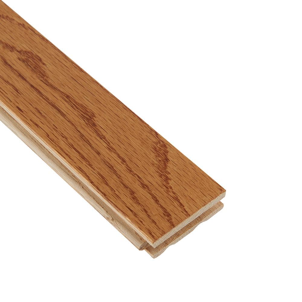 Bruce Plano Low Gloss Marsh Oak 3/4 in. T x 2-1/4 in. W Smooth Solid Oak Hardwood Flooring (20 sq.ft./ctn)