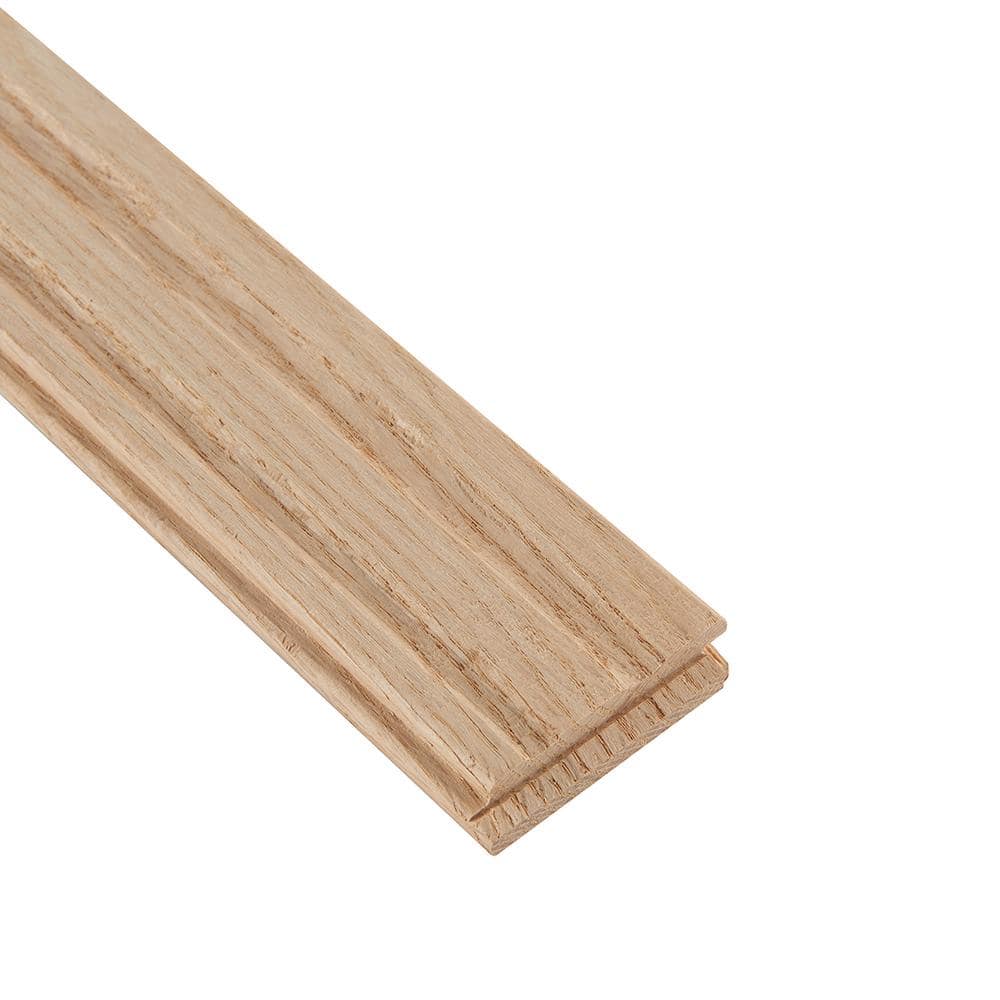 Bruce Plano Low Gloss Marsh Oak 3/4 in. Thick x 3-1/4 in. Wide Smooth Solid Hardwood Flooring (22 sq.ft./ctn)