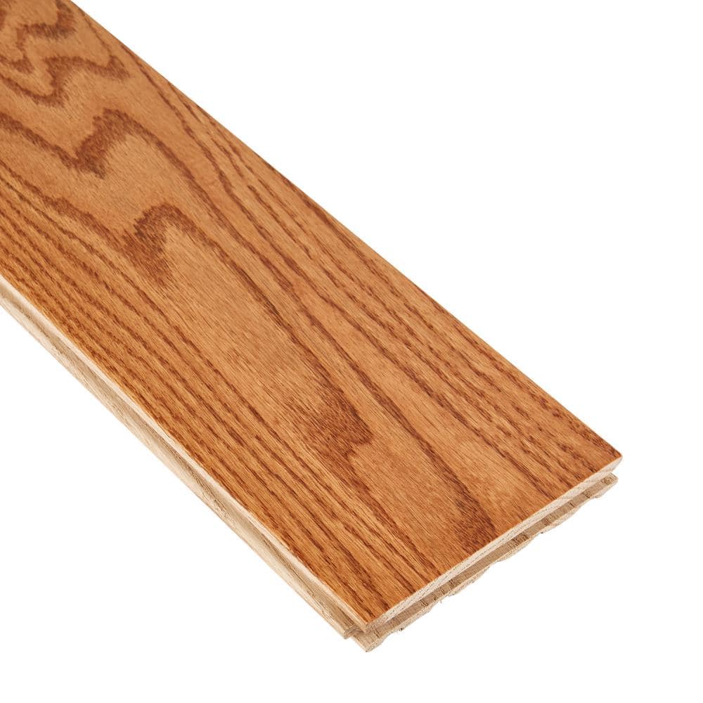 Bruce Plano Low Gloss Marsh Oak 3/4 in. Th x 5 in. W Smooth Solid Hardwood Flooring (23.5 sq.ft./ctn)