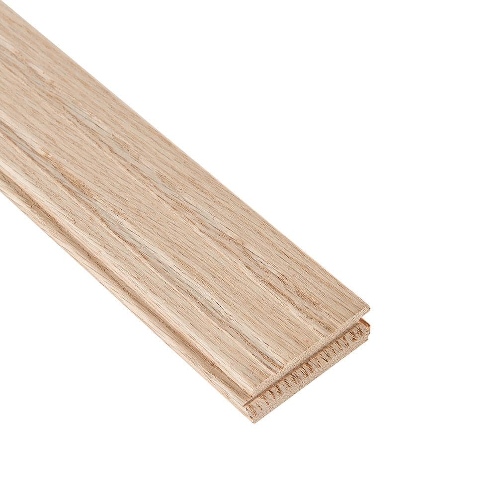 Bruce Plano Low Gloss Saddle Oak 3/4 in. T x 3-1/4 in. W Smooth Solid Hardwood Flooring (22 sq.ft./ctn)