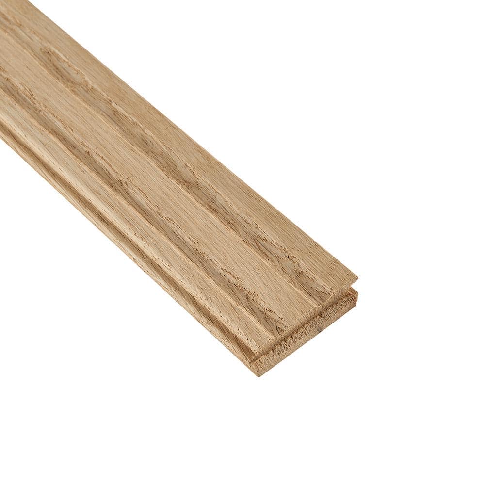 Bruce Plano Low Gloss Shale Oak 3/4 in. T x 3-1/4 in. W Smooth Solid Hardwood Flooring (22 sq.ft./ctn)
