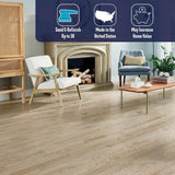 Bruce Plano Low Gloss Taupe Oak 3/4 in. T x 4 in. W Smooth Solid Hardwood Flooring (18.5 sq.ft./ctn)