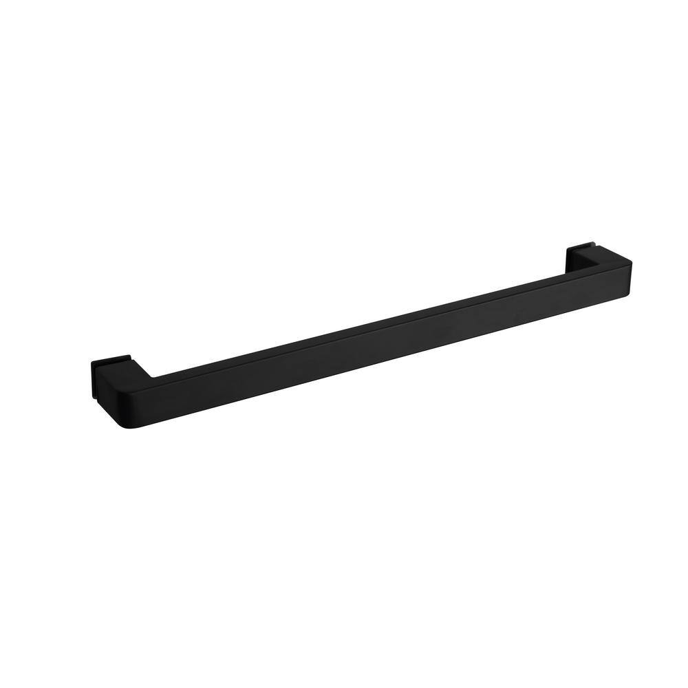 LTMATE 60 in. W x 76 in. H Double Sliding Frameless Shower Door in Matte Black Finish with Clear Glass