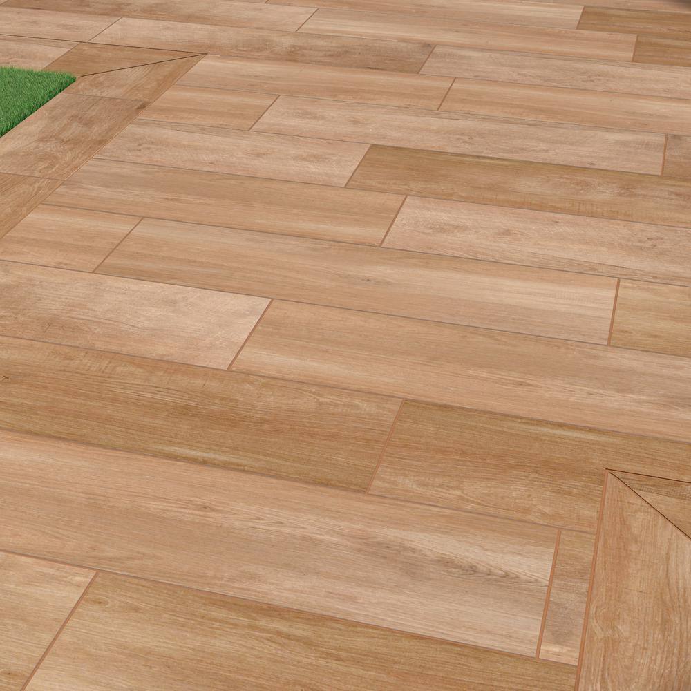 MSI Lucas Betulla 2 cm. x 12 in. x 48 in. Matte Porcelain Wood Look Paver Tile (56 sq. ft. / pallet)