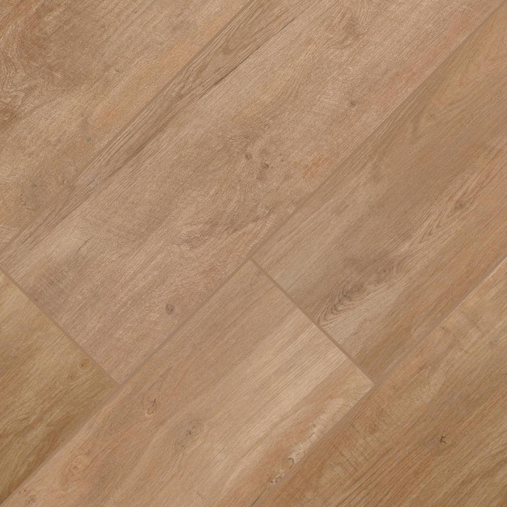 MSI Lukas Brown 12 in. x 48 in. Matte Porcelain Paver Tile (256 sq. ft./Pallet)