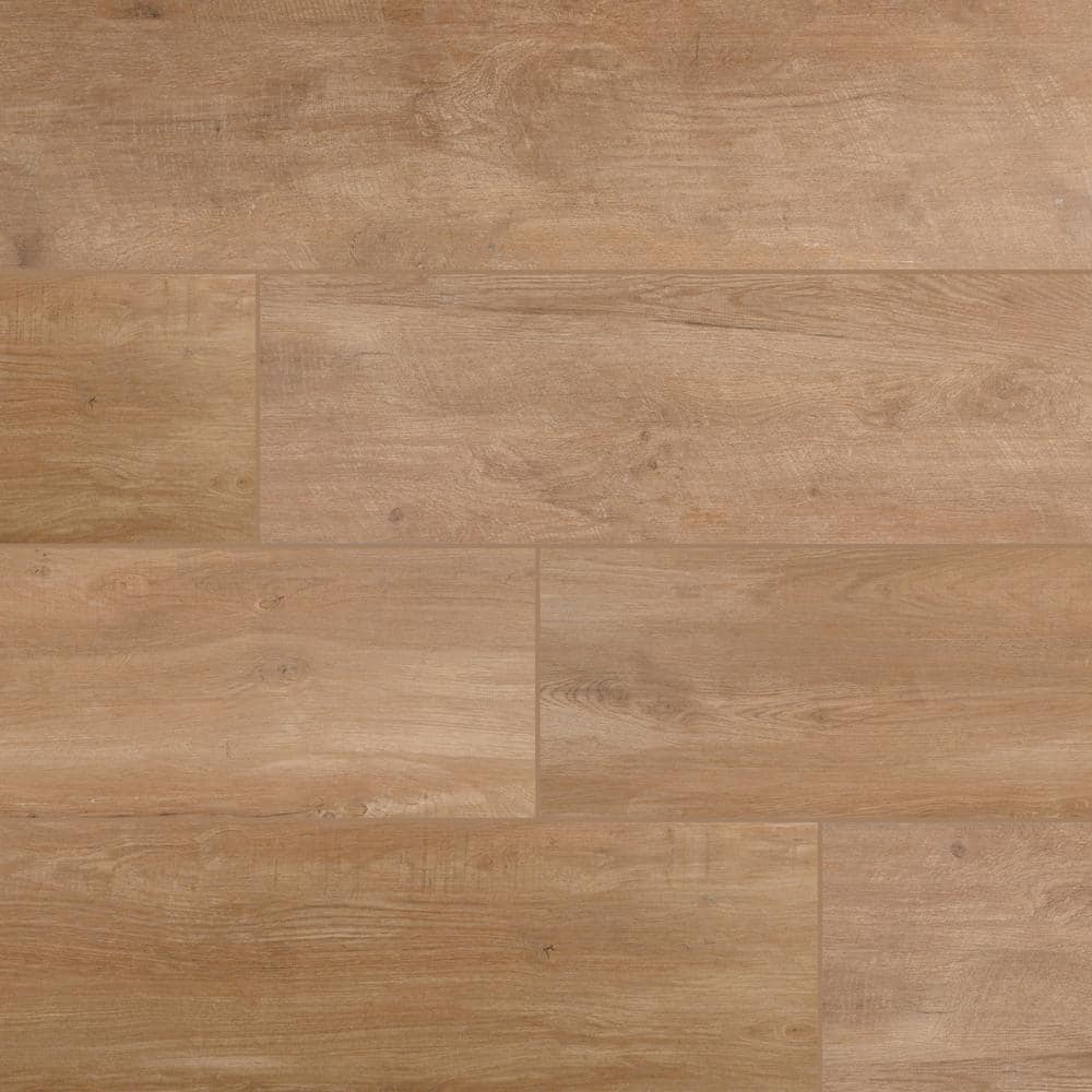 MSI Lukas Brown 12 in. x 48 in. Matte Porcelain Paver Tile (256 sq. ft./Pallet)