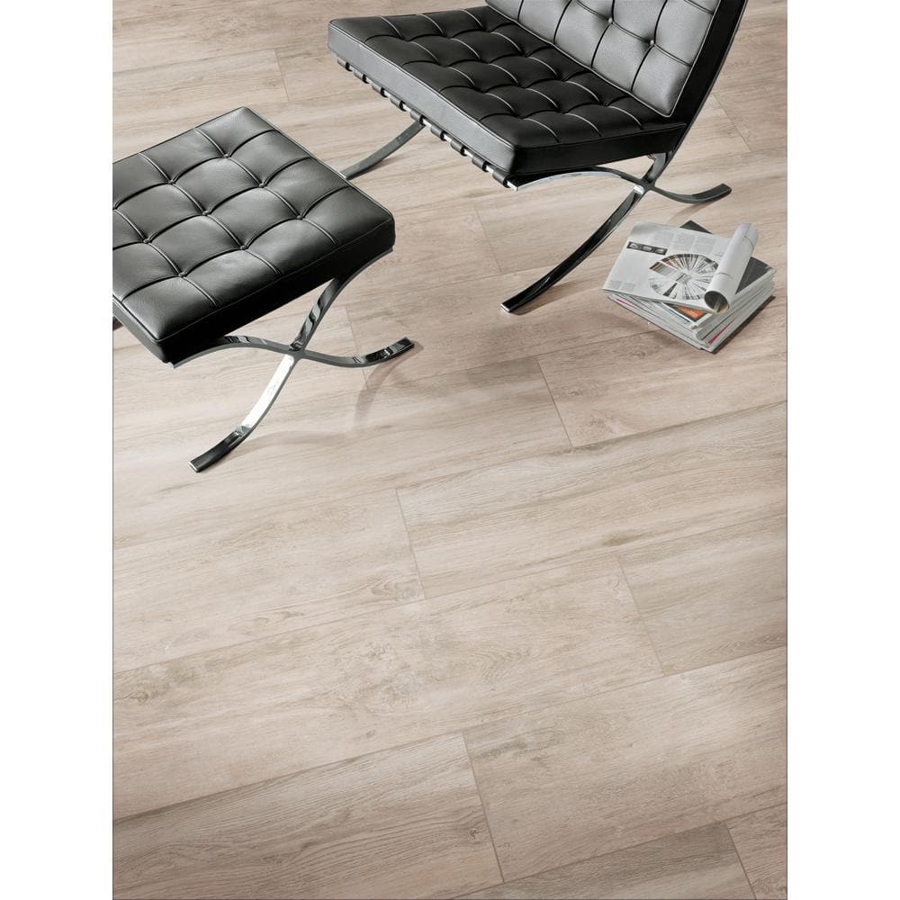 MSI Lukas Gray 12 in. x 48 in. Porcelain Paver Tile, Grey (8 sq. ft./Case)