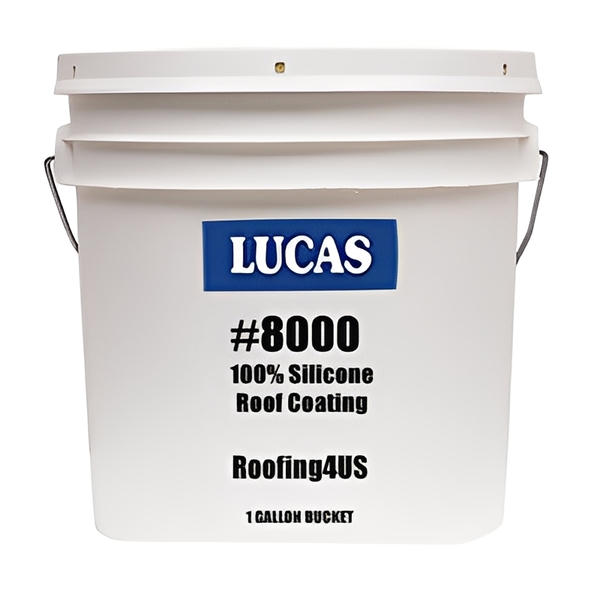 Lucas Silicone Roof Coating #8000 - High Solids - Full Range image 2