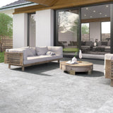 MSI Lunar Silver 2 cm. x 24 in. x 24 in. Matte Porcelain Stone Look Paver Tile (8 sq. ft./Case)