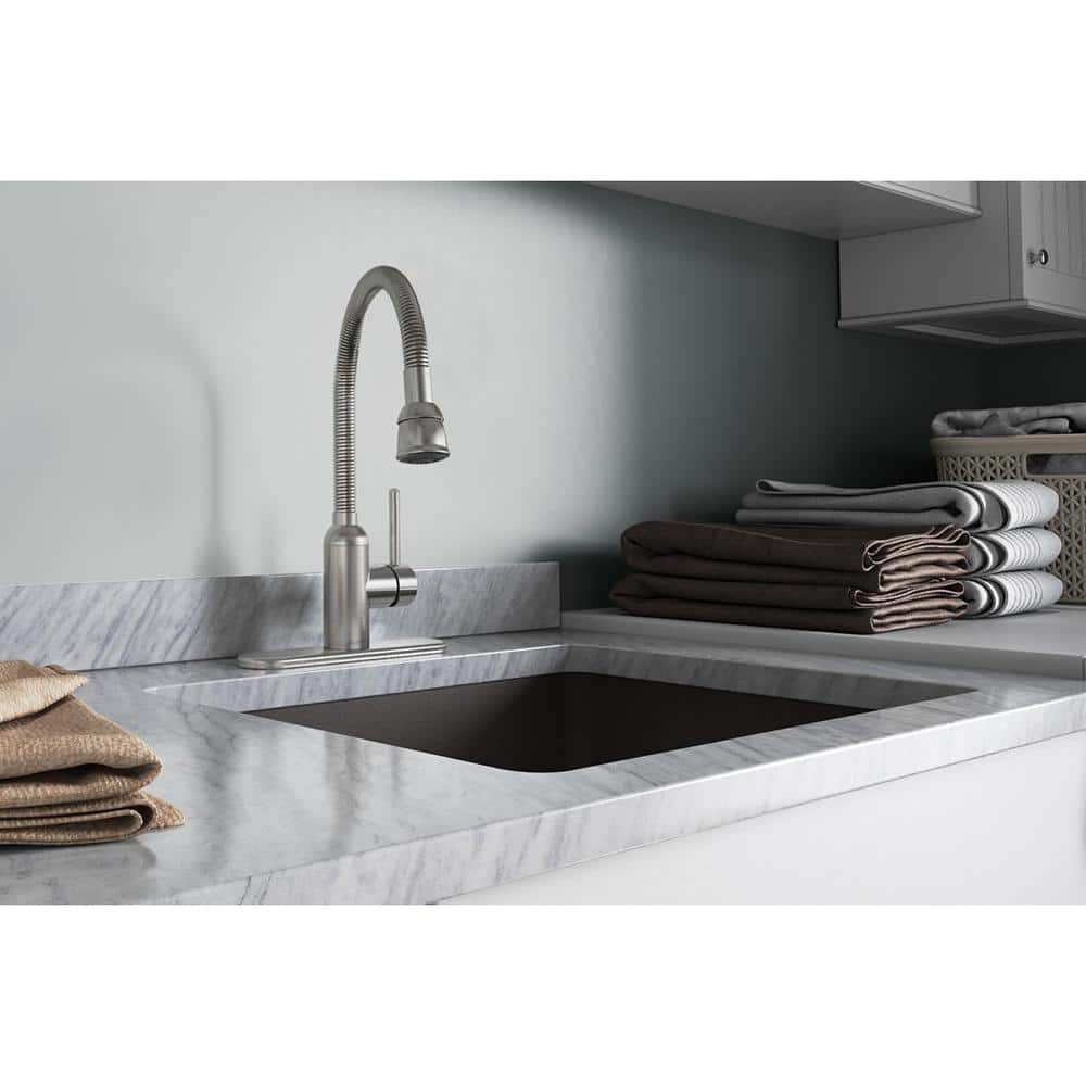 Elkay Pursuit Lustrous Steel Laundry Utility Faucet