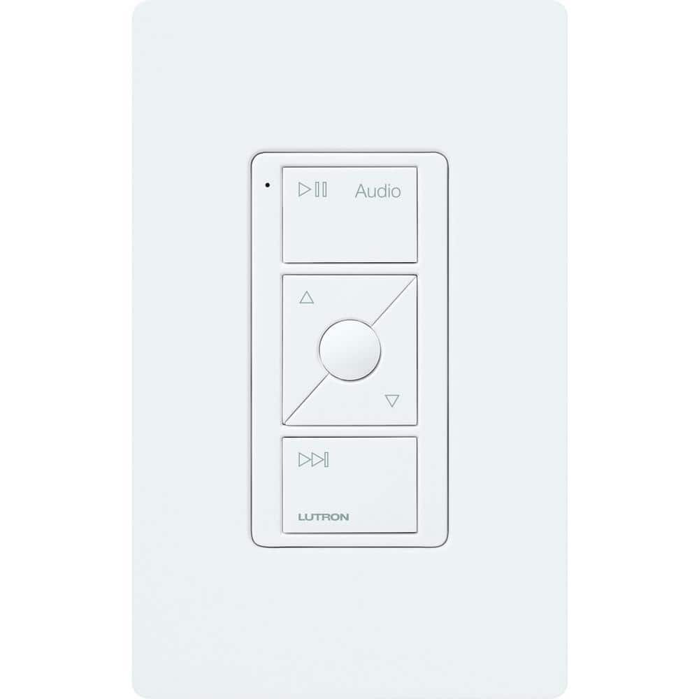 Lutron Pico Smart Remote for Audio, Works with Sonos, White (PJ2-3BRL-GWH-A02)