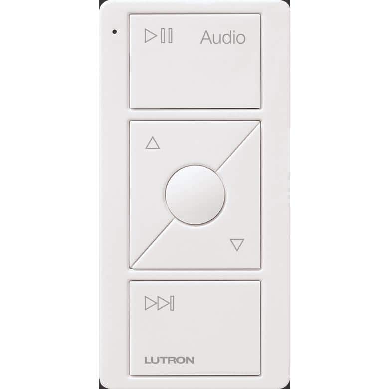 Lutron Pico Smart Remote for Audio, Works with Sonos, White (PJ2-3BRL-GWH-A02)