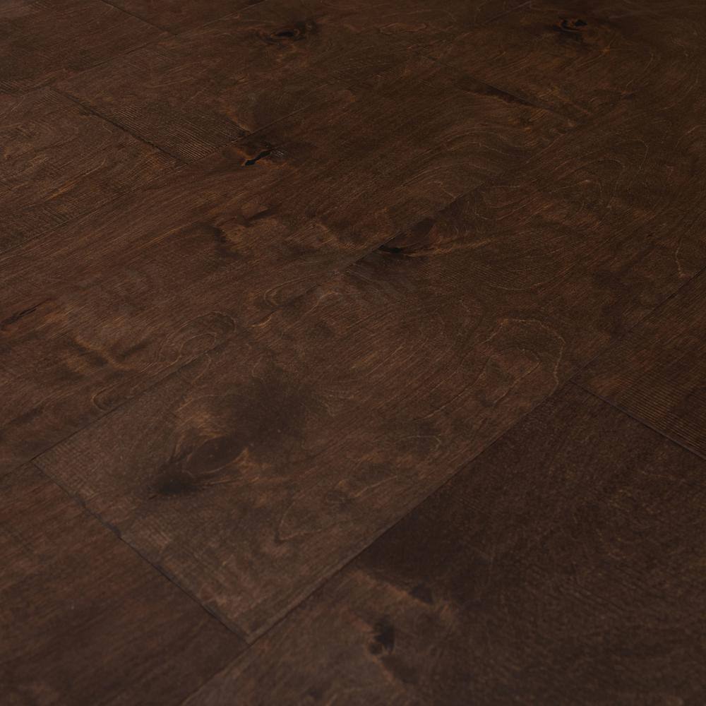 ASPEN FLOORING Lyon Birch 3/8 in. T x 6.5 in. W Tongue and Groove Distressed Engineered Hardwood Flooring (1177.2 sqft/pallet)