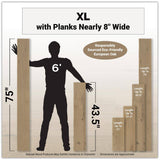 MSI Lyon Valley White Oak XL 1/2 in. T x 7.48 in. W Tongue and Groove Engineered Hardwood Flooring (1413.72 sq. ft./pallet)