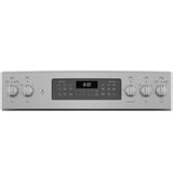 GE 30 in. 6.6 cu. ft. Double Oven Electric Range with Steam-Cleaning Convection Oven in Stainless Steel