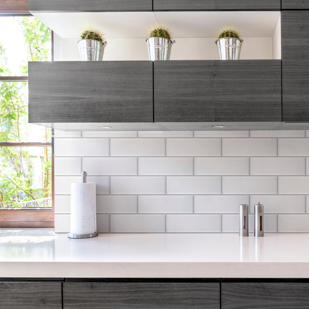 Merola Tile Santorini Loft Blanco 4 in. x 11-7/8 in. Ceramic Subway Wall Tile, High Sheen (12.17 sq. ft. per Case)
