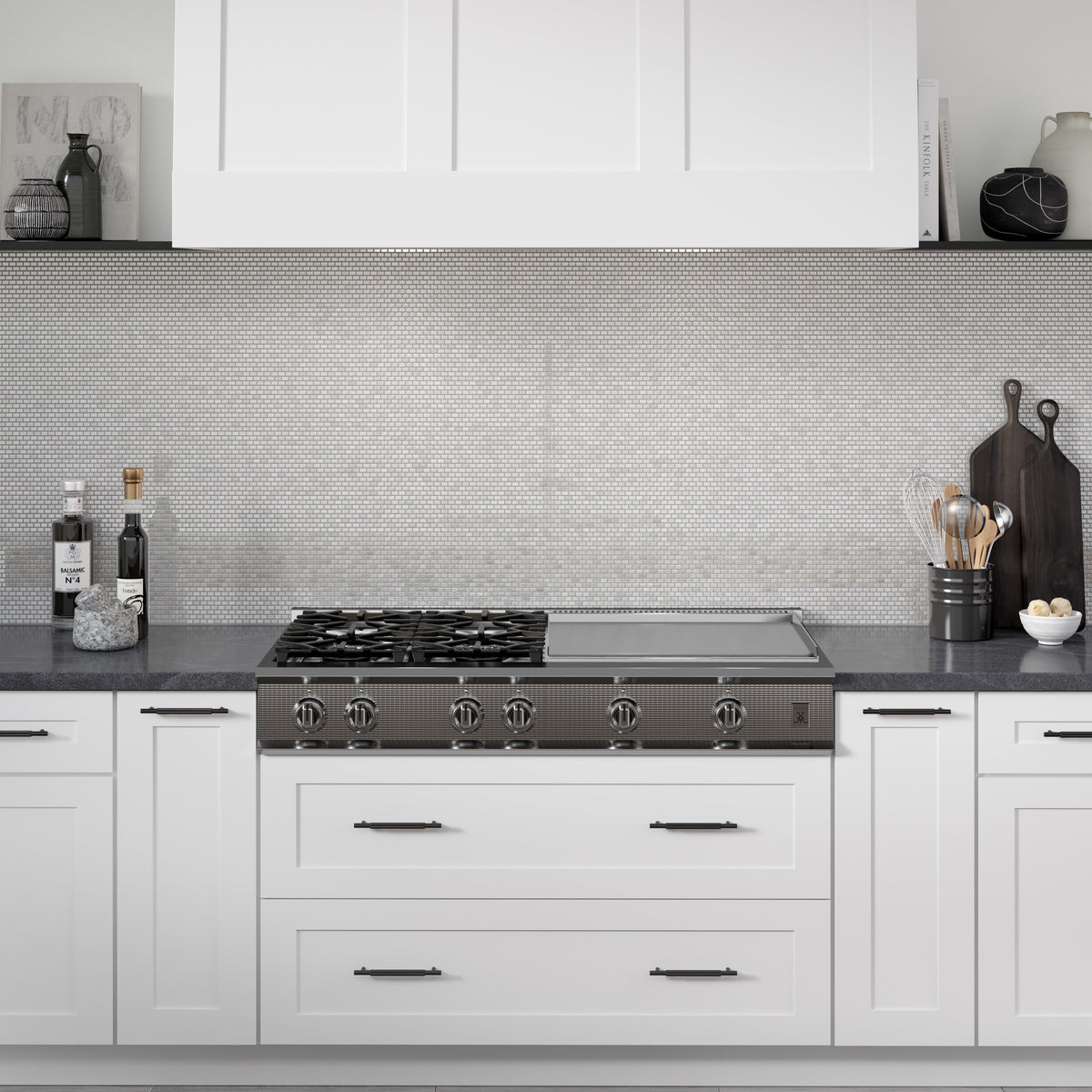 Emser Marble Silver 5-Pack, Silver, 12-in x 12-in Polished Natural Stone Floor & Wall Tile