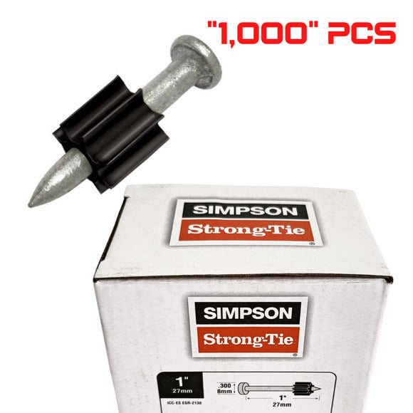 Simpson Powder Drive Pins .157" x 1" 100/Pack