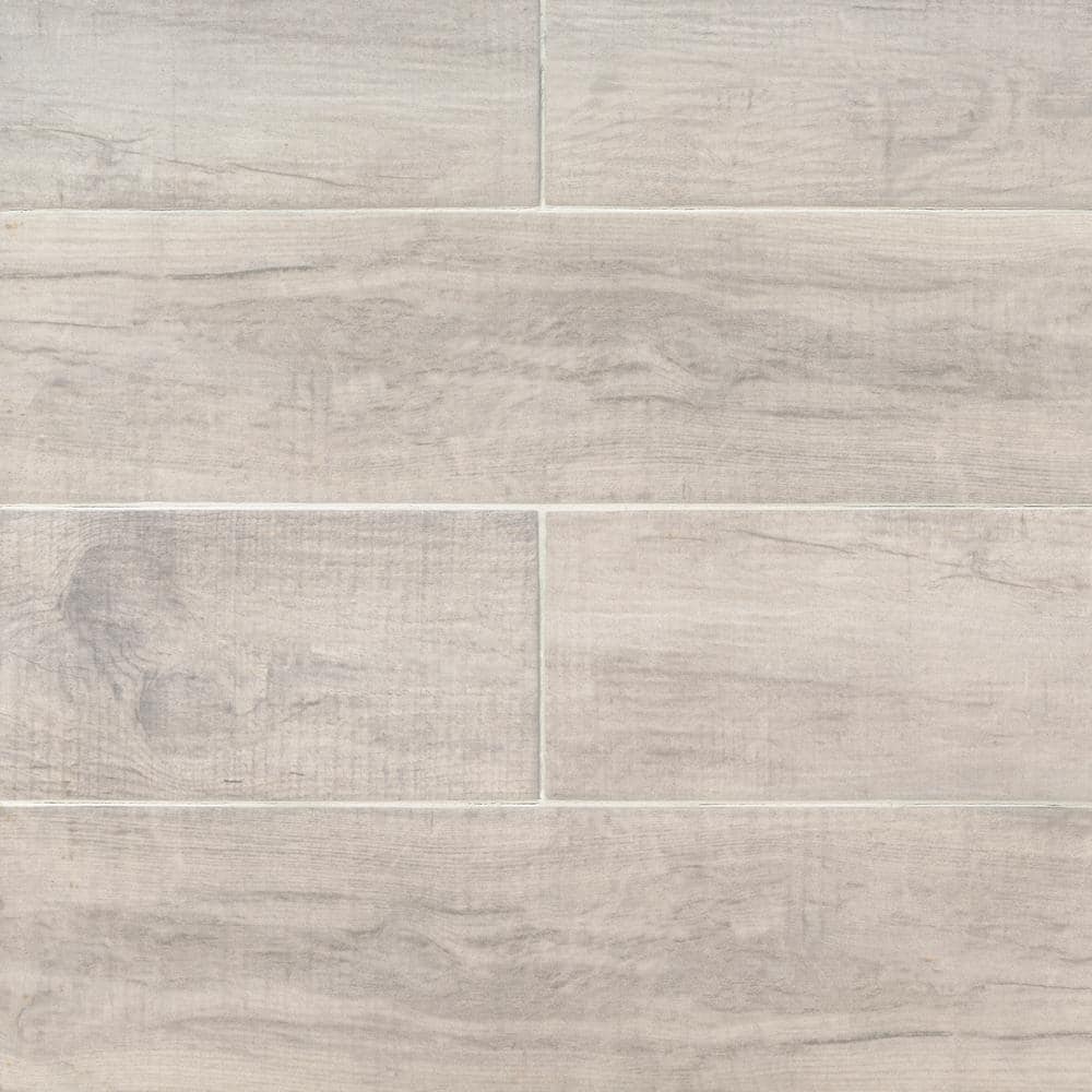 MSI Madeira Bianco 6 in. x 24 in. Matte Ceramic Floor and Wall Tile (17 sq. ft. / case)