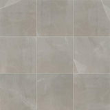 Madison Celeste 24 in. x 24 in. Polished Porcelain Stone Look Floor and Wall Tile (16 sq. ft./Case)