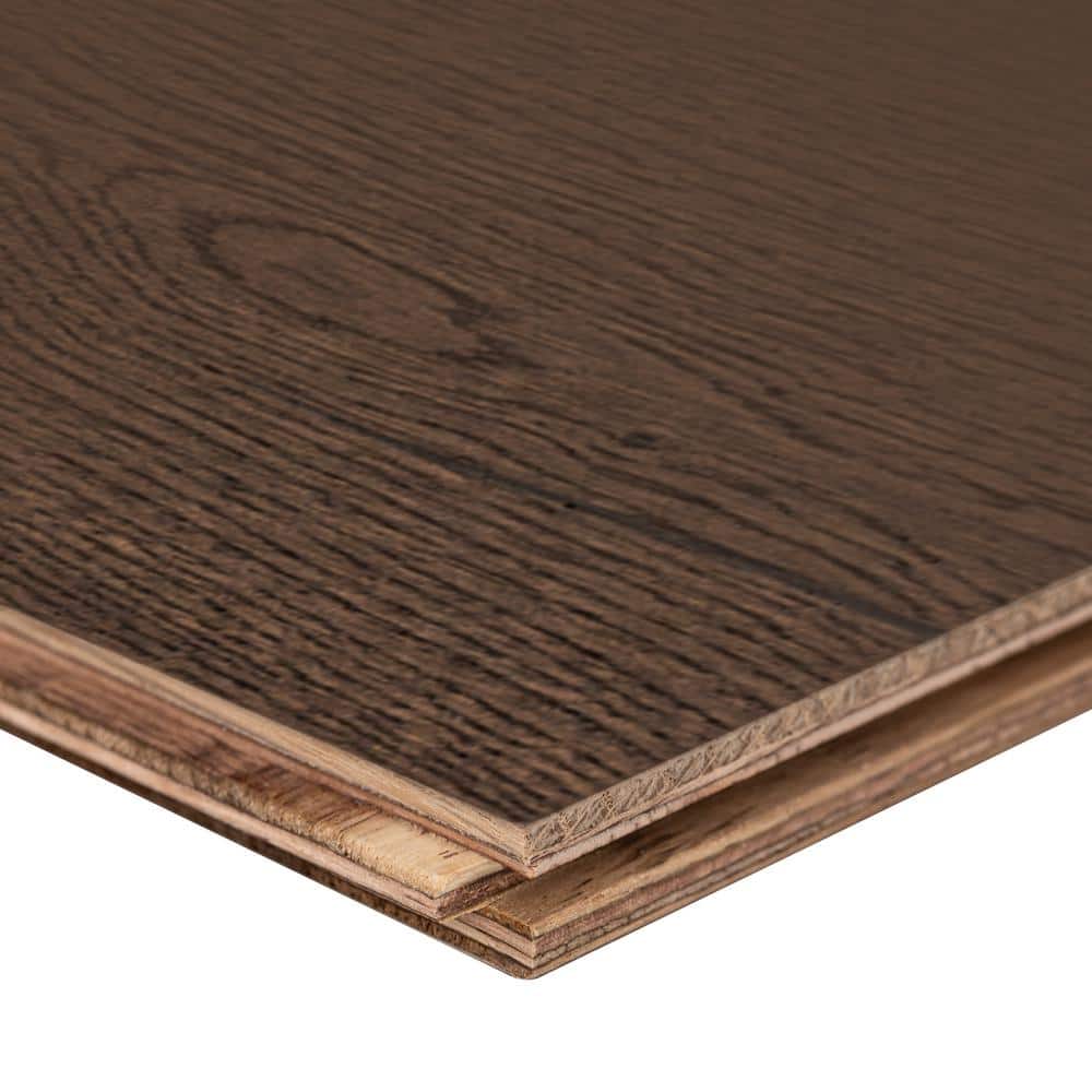 MSI Madison Pointe White Oak XXL 5/8 in. T x 9.45 in. W Tongue and Groove Engineered Hardwood Flooring (34.10 sq. ft./case)