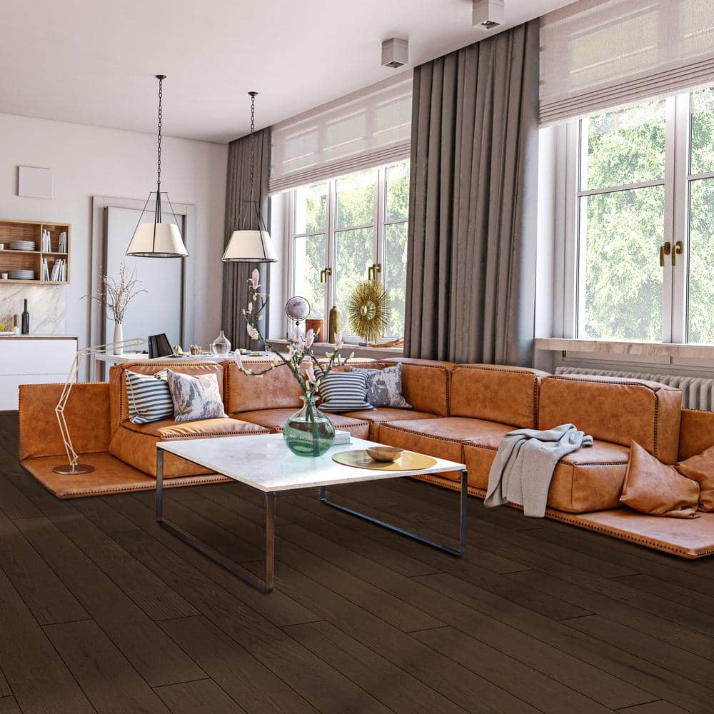 MSI Madison Pointe White Oak 3/8 in. T x 7 in. W Tongue and Groove Engineered Hardwood Flooring (560.88 sq. ft./pallet)