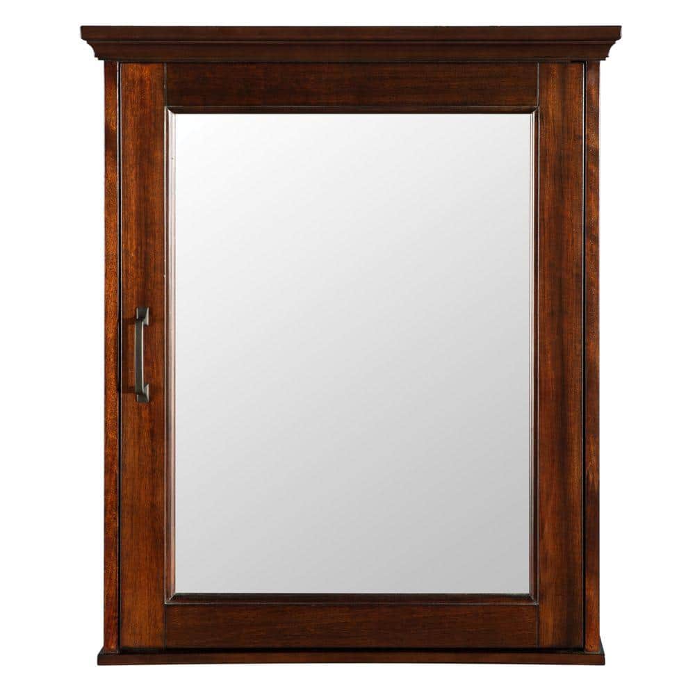 Home Decorators Collection Ashburn 23 in. W x 28 in. H Rectangular Medicine Cabinet with Mirror